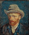 Vincent Van Gogh- Autoritratto- olio su tela- 1887